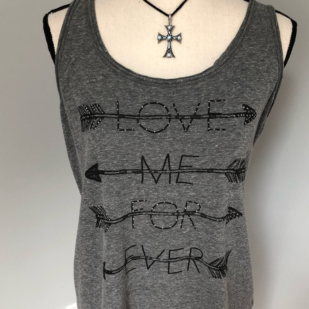 Maurices Fairygrunge Whimsigoth Arrow Tank Top Size Large